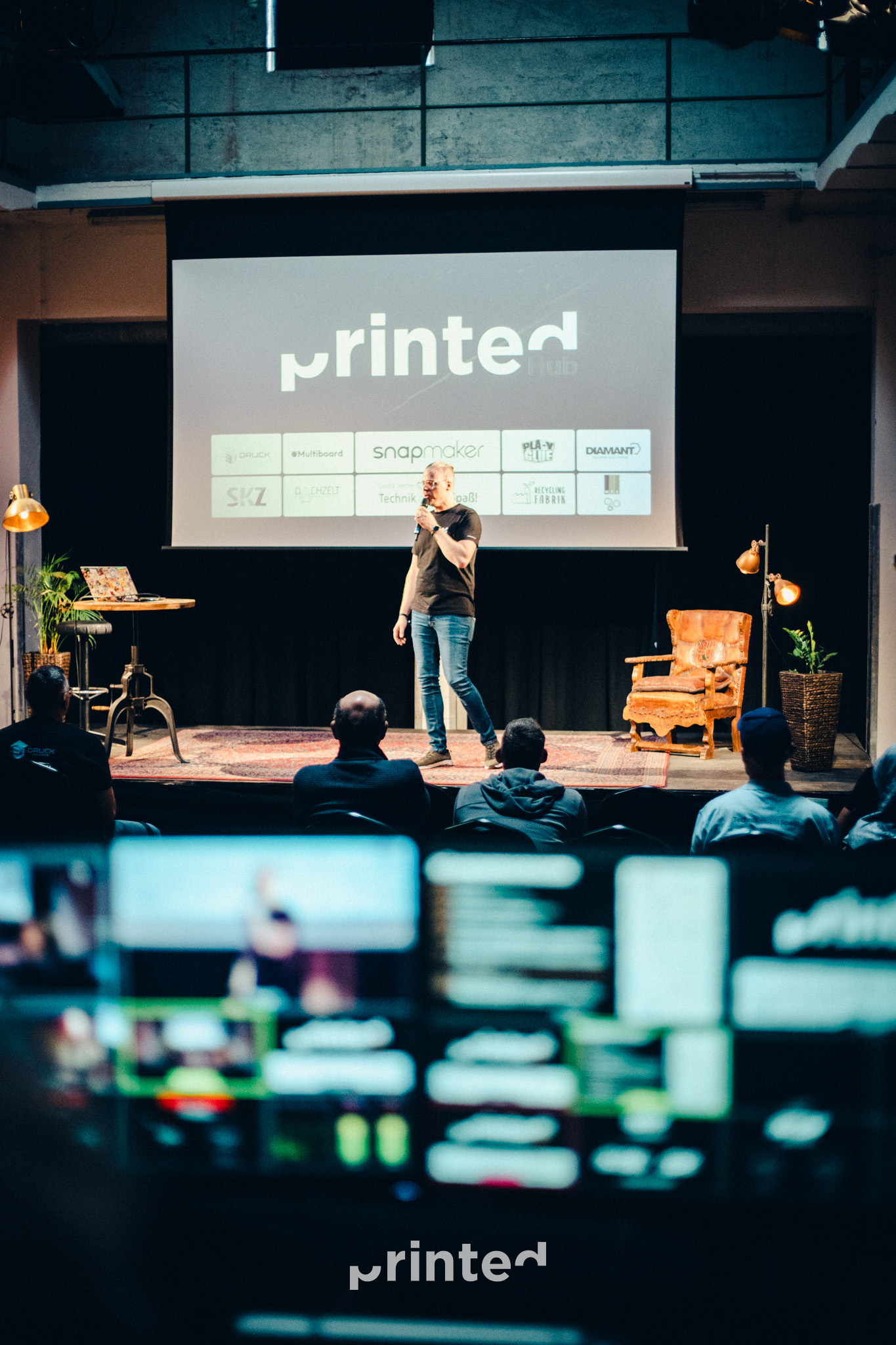 Main Stage at PRINTED Hub